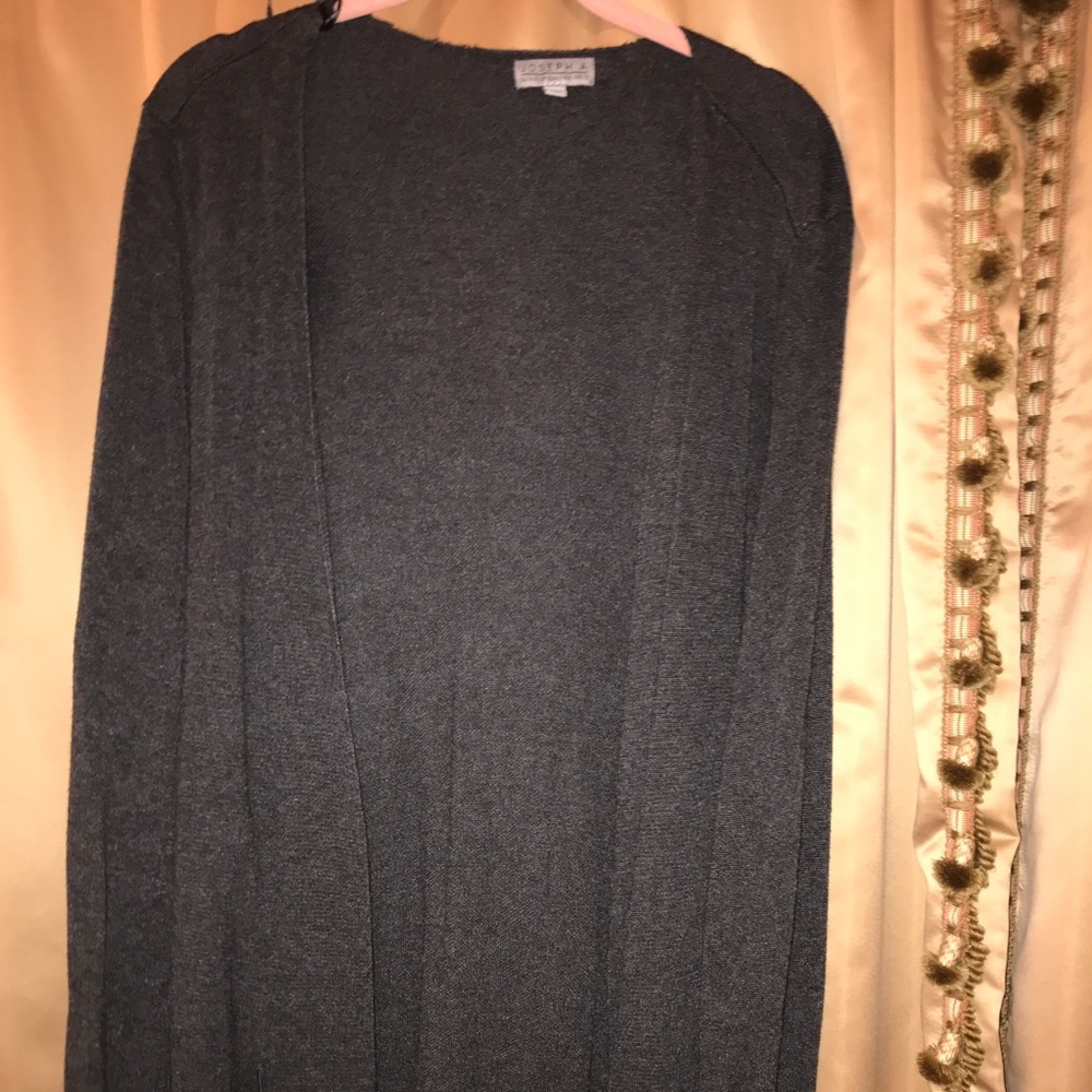 Long grey cardigan